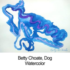Betty Choate-Dog-Watercolor