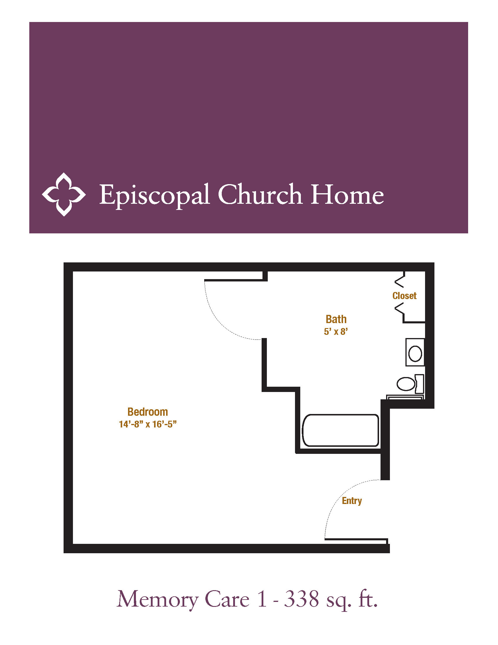 ECH Memory Care Floor Plan 1