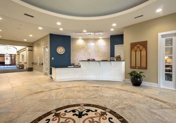 The Administration Building Lobby at Episcopal Church Home