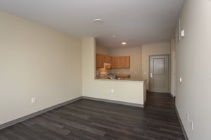 Living Room and Kitchen in income based apartment for seniors in Florence KY