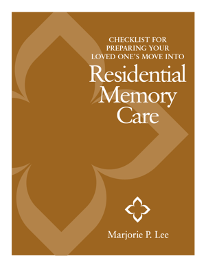 Marjorie P. Lee - Memory Checklist
